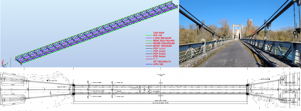 Pont Suspendu Martres-Tolosane – France